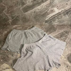 Brandy-melville Women's Grey Shorts